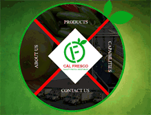 Tablet Screenshot of calfresco.com